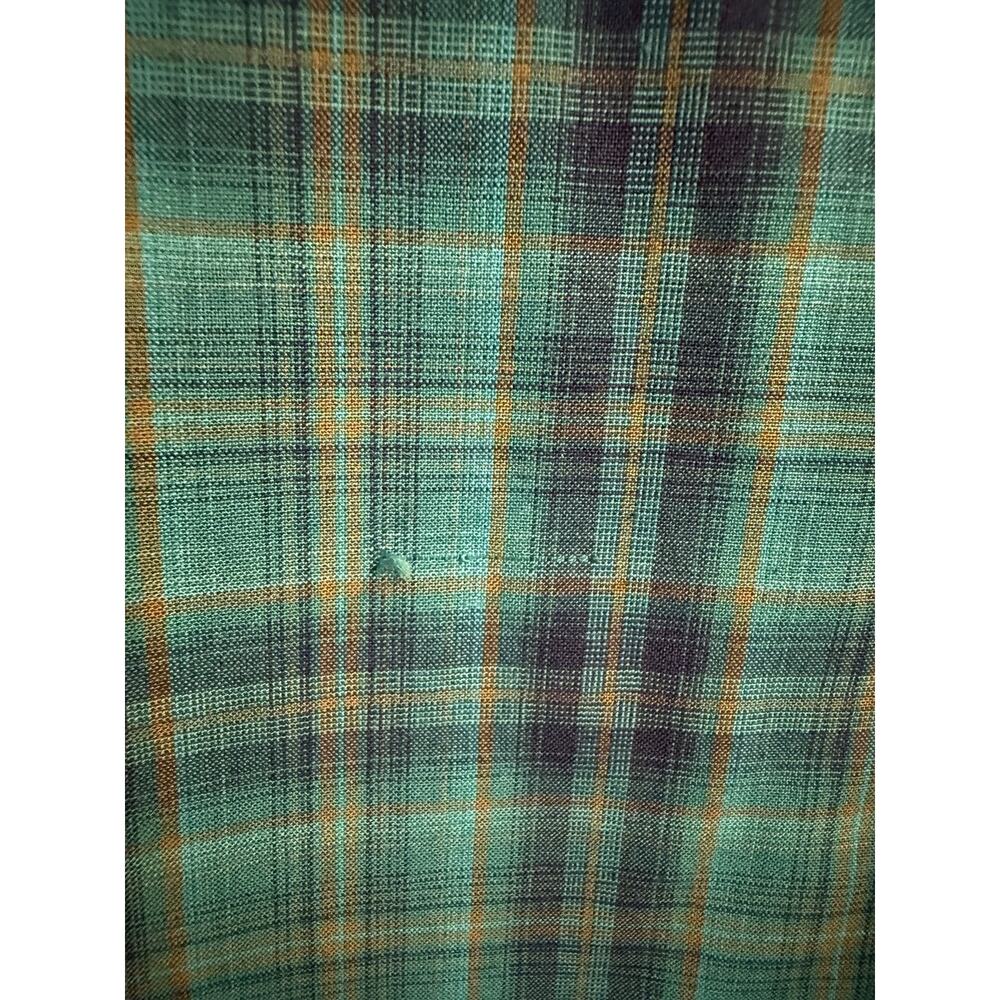 Ariat Blue Pro Series plaid Button down Long sleeve Mens Sz XL Cowboy Western - Picture 5 of 8